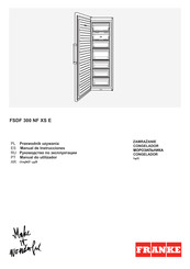 Franke FSDF 300 NF XS E Manual De Instrucciones