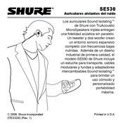 Shure SE530 Manual Del Usuario