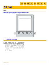 De Dietrich EA 104 Manual Del Usuario