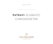 Carl F. Bucherer Patravi scubatec Manual Del Usuario