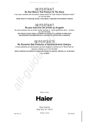 Haier MWG10081TW Manual Del Usuario