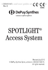 DePuy Synthes SPOTLIGHT Manual Del Usuario