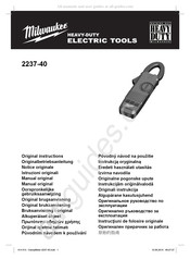 Milwaukee 2237-40 Manual Original