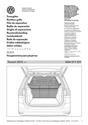 Volkswagen 5QA 017 221 Instrucciones De Montaje