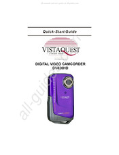 Vista Quest DV820HD Guia De Inicio Rapido