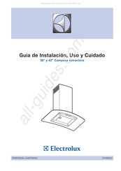 Electrolux EI36PC60GS Guía De Instalación, Uso Y Cuidado