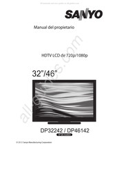 Sanyo DP46142 Manual Del Propietário