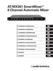 Audio-Technica AT-MX381 SmartMixer Manual Del Usuario