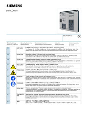 Siemens SIVACON S8 Instructivo