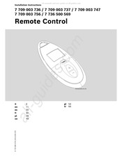 Bosch 7 709 003 769 Manual Del Usuario