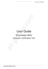 Elcometer AVU Manual Del Usuario