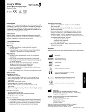 Integra Miltex Instrucciones De Uso