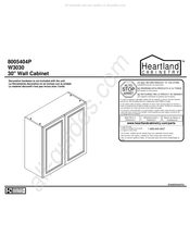 Heartland Cabinetry W3030 Instrucciones De Montaje