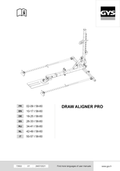 GYS DRAW ALIGNER PRO Manual Del Usuario