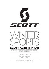 Scott ACTIFIT Manual Del Usuario