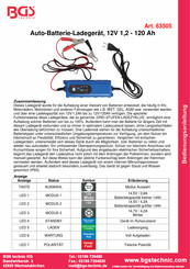 BGS technic 63505 Manual De Instrucciones