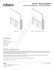 Robern Uplift Tech Manual Del Usuario