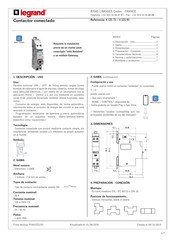 Legrand 4 121 71 Manual Del Usuario