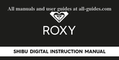 Roxy SHIBU DIGITAL Manual Del Usuario