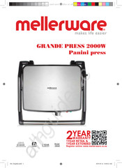 Mellerware GRANDE PRESS Manual Del Usuario