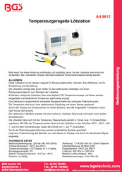 BGS technic 8612 Manual De Instrucciones