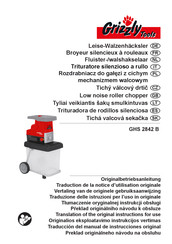 Grizzly Tools GHS 2842 B Traducción Del Manual De Instrucciones Original