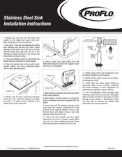 Proflo PFSR171962 Instrucciones De Instalación