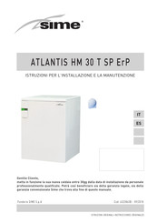 Sime ATLANTIS HM 30 T SP Manual De Instrucciones