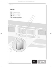 SOMFY FX230 Manual De Instalación