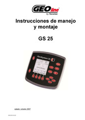 Tecomec GEOline GS 25 Instrucciones De Manejo Y Montaje