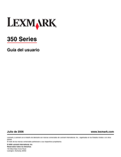 Lexmark 350 Serie Guia Del Usuario