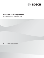Bosch AVIOTEC IP starlight 8000 Manual De Funcionamiento