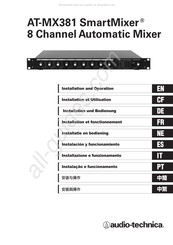 Audio-Technica AT-MX381 SmartMixer Manual Del Usuario