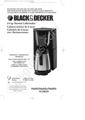 Black and Decker TCM850 Manual Del Usuario