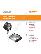 RENINSHAW SPRINT system OSI-S Guia De Inicio Rapido