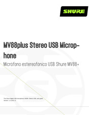 Shure MV88plus Video Manual Del Usuario