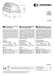 FARFISA INTERCOMS 2287 Manual Del Usuario