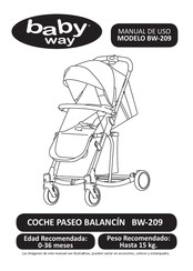 Baby way BW-209 Manual De Uso