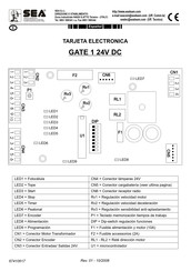 Sea GATE 1 24V DC Manual Del Usuario