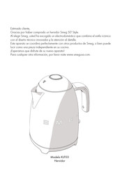 Smeg KLF03 Manual De Instrucciones