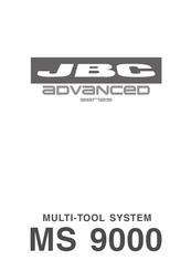 jbc advanced MS 9000 Manual Del Usuario