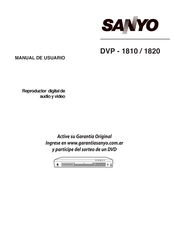 Sanyo DVP-1820 Manual De Usuario