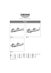 Grohe Atrio 34 011 Instrucciones De Montaje