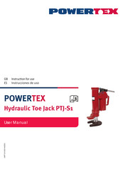 POWERTEX PTJ-S1 Serie Instrucciones De Uso