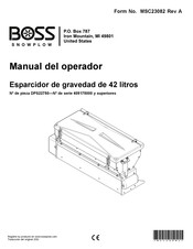 Boss Snowplow DPS22750 Manual Del Operador