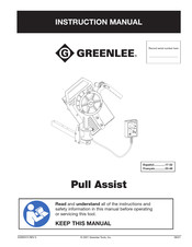 Greenlee Pull Assist Manual De Instrucciones