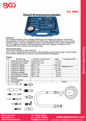 BGS technic 8008 Manual De Instrucciones