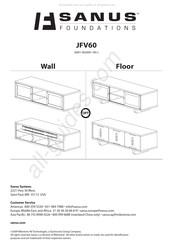 Sanus Foundations JFV60 Instrucciones De Montaje