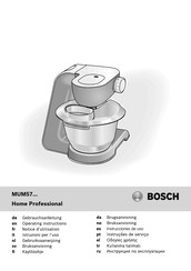 Bosch MUM57 Serie Instrucciones De Uso