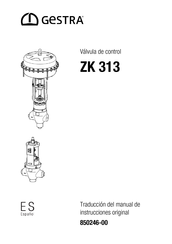 GESTRA ZK 313 Traducción Del Manual De Instrucción Original